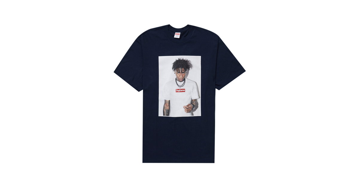 Supreme NBA Youngboy Tee Navy | SUPREME-00060 | Laced