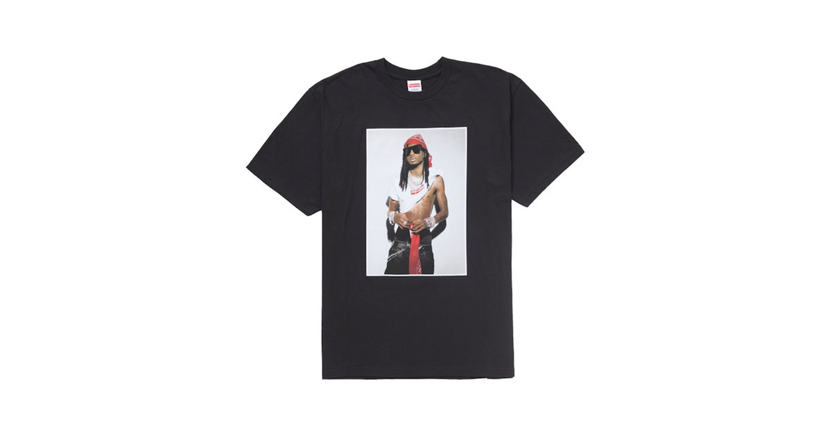 Supreme Playboi Carti Tee Black | SUPREME-01766 | Laced