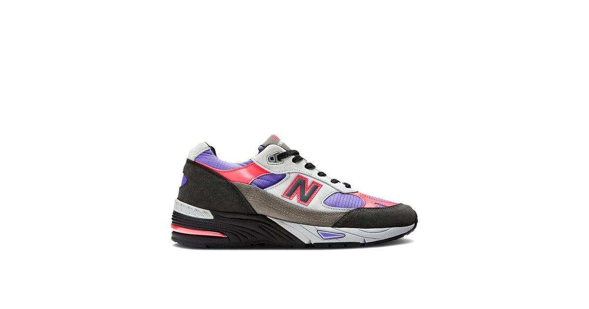New Balance 991 x PALACE Grey Pink Multi | M991PLE | Laced