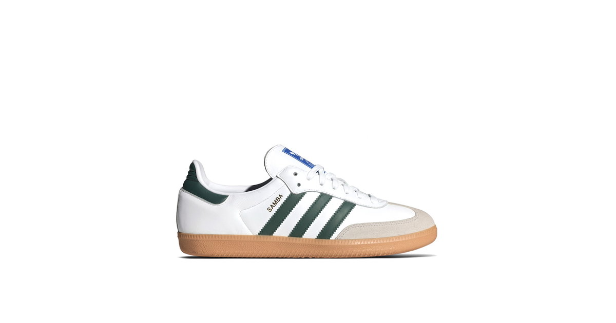 Adidas Samba OG White Collegiate Green Gum | IE3437 | Laced