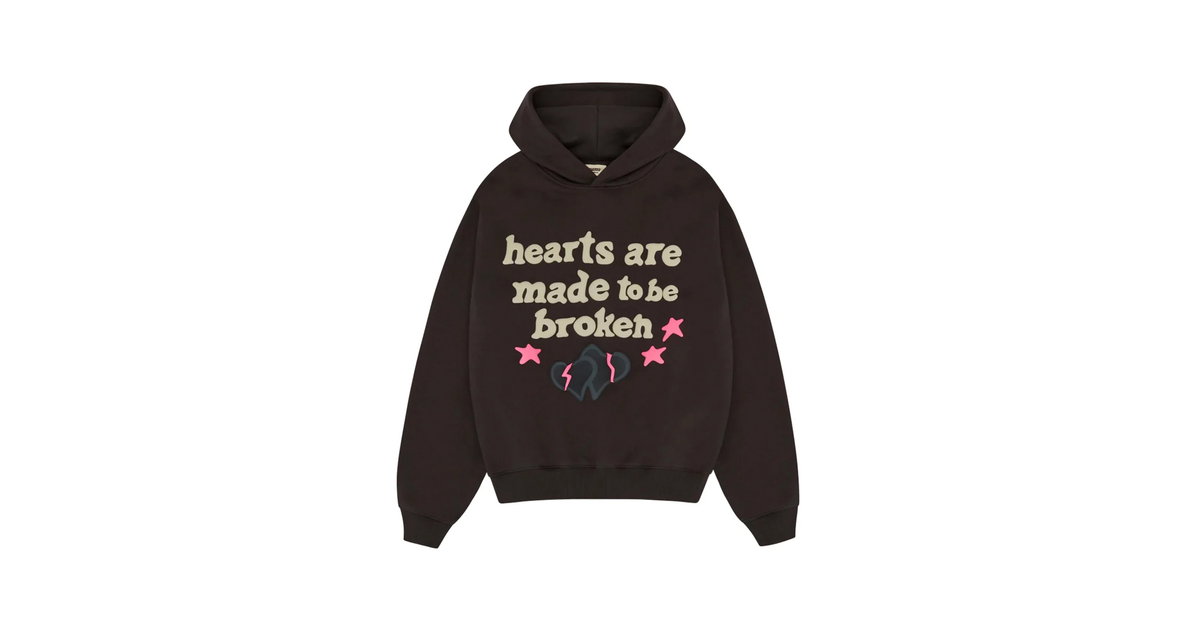 Broken Planet Hearts Are Made To Be Broken Hoodie Soot Black