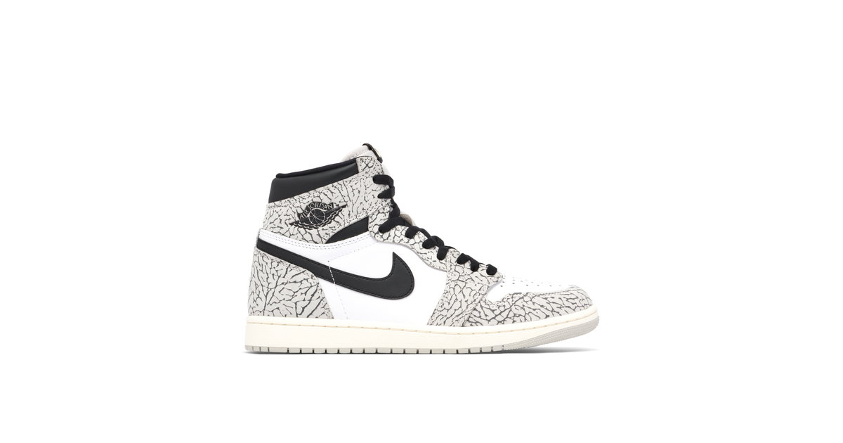 Air Jordan 1 High OG White Cement | DZ5485-052 | Laced