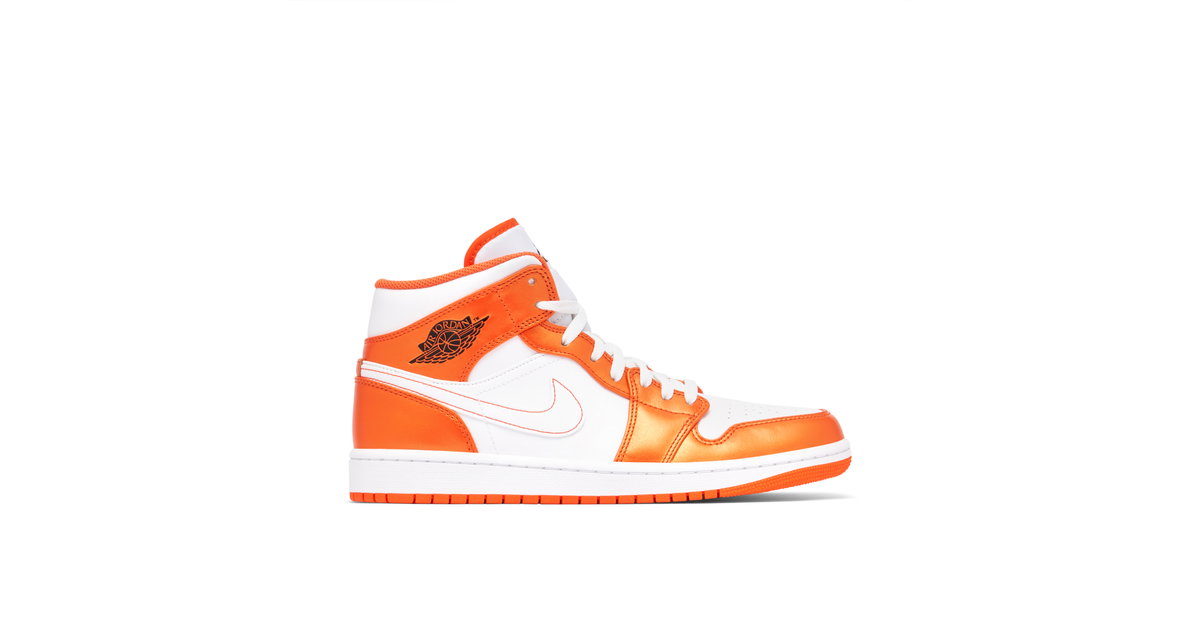 AIR JORDAN 1 27.5   （orange color） Air Jordan 1 Mid SE Electro Orange | DM3531-800 | Laced