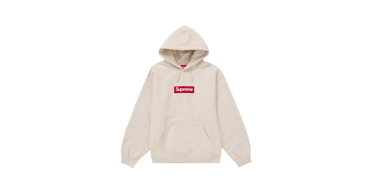 【極美品】Supreme Box Logo Hooded Sweatshirt Supreme Box Logo Hooded Sweatshirt Cream | SUPREME-01411 | Laced