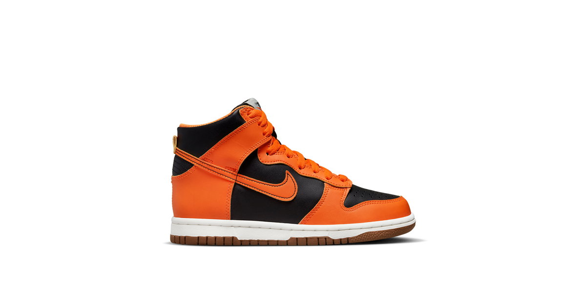Nike Dunk High Halloween Orange Black GS (2022) | DB2179-004 | Laced