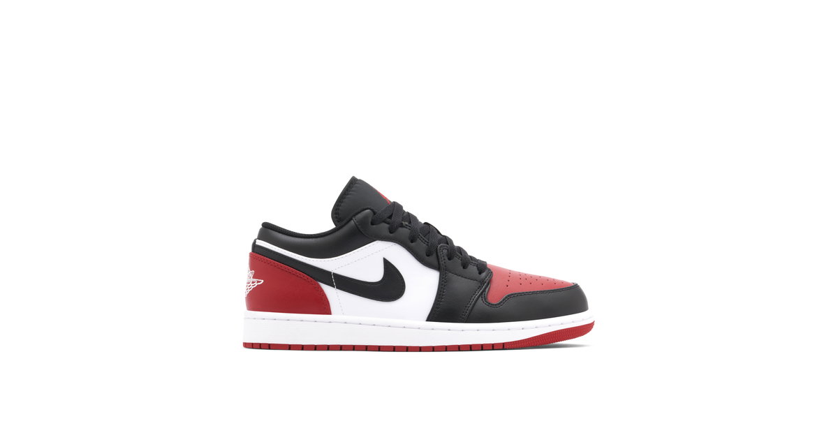 Air Jordan 1 Low Bred Toe 2.0 2023 | 553558-161 | Laced