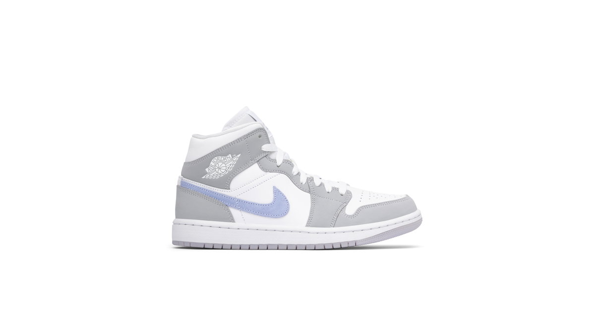 Air Jordan 1 Mid Grey Blue Womens | BQ6472-105 | Laced