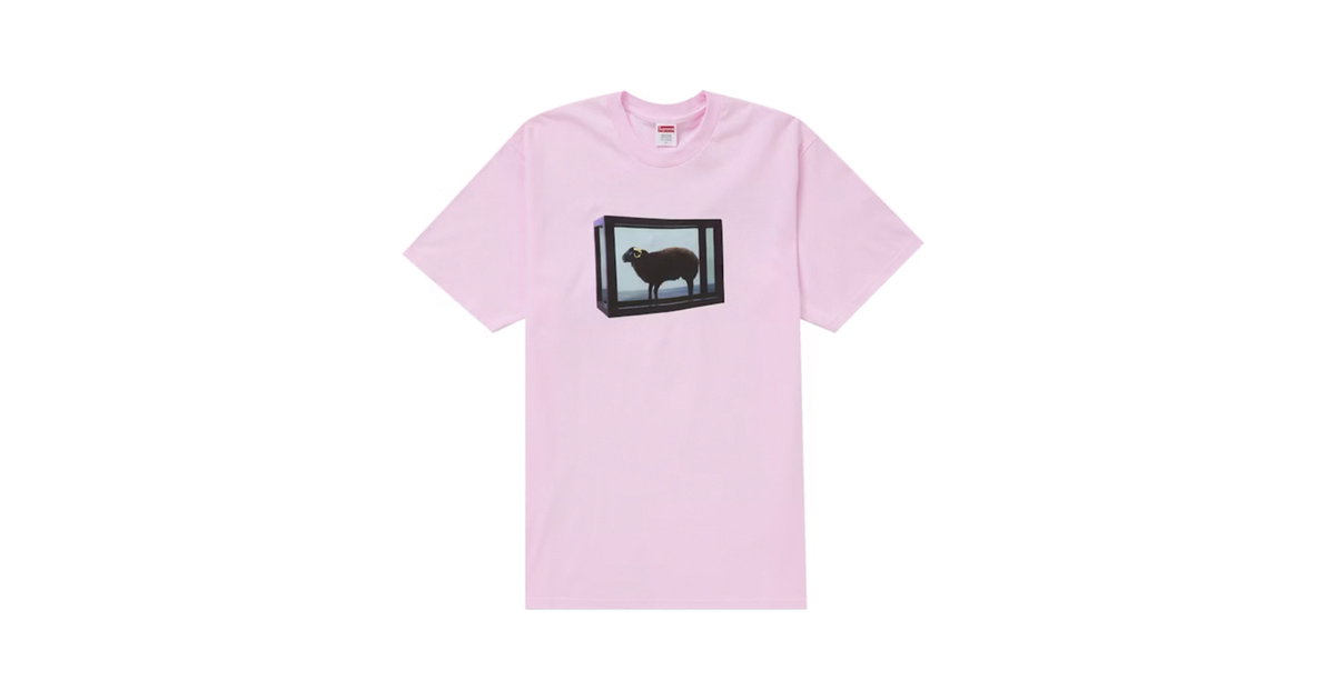 トップス Supreme Damien Hirst Tee Pink Supreme Damien Hirst Tee Light Pink | SUPREME-01508 | Laced