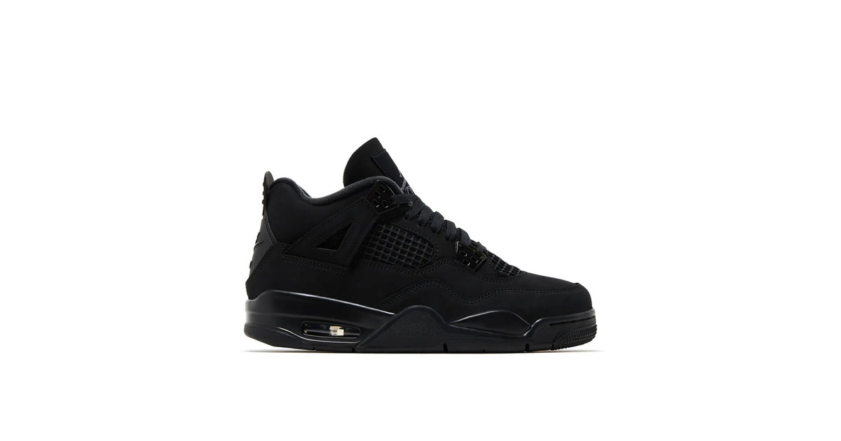 Air Jordan 4 Retro Black Cat (2025) GS | IB4171-010 | Laced