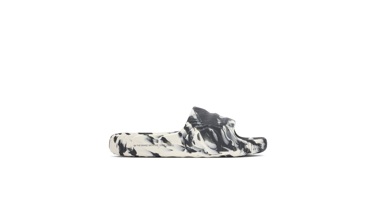 adidas Adilette 22 Slides Carbon Aluminium | GX6947 | Laced