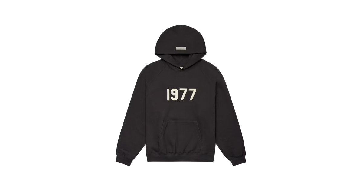 Fear of God Essentials 1977 Hoodie Iron | FEAR-OF-GOD-ESSENTIALS