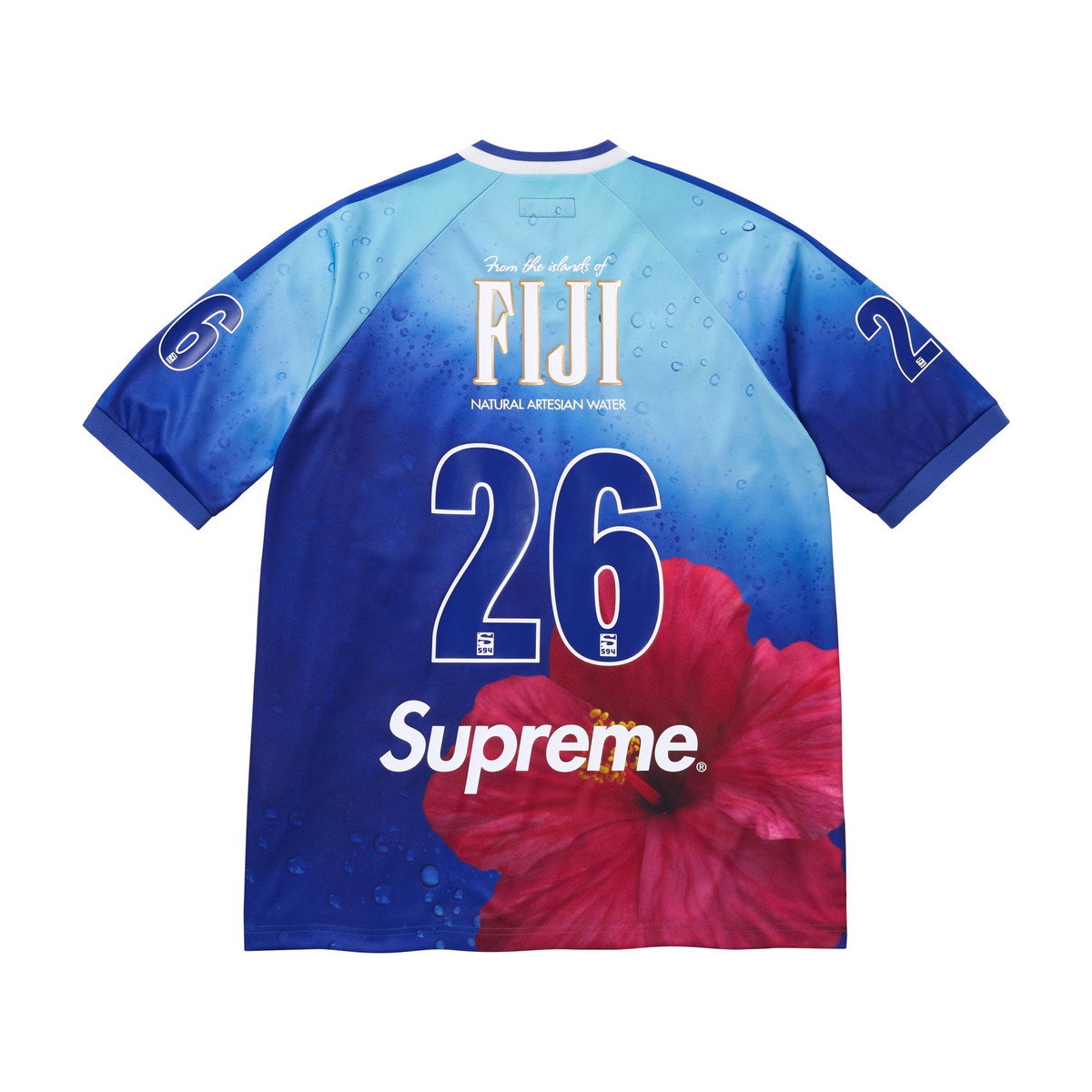 Supreme 26ss FIJI Soccer Jersey Mサイズ Supreme Fiji Soccer Jersey Multicolor SS26 | SUP-SS26-187 | Laced